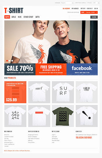 Magento Themes - GoWebBaby.Com