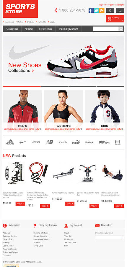 Magento Themes - GoWebBaby.Com