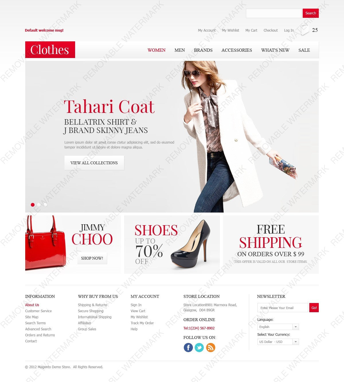 Magento Themes - GoWebBaby.Com