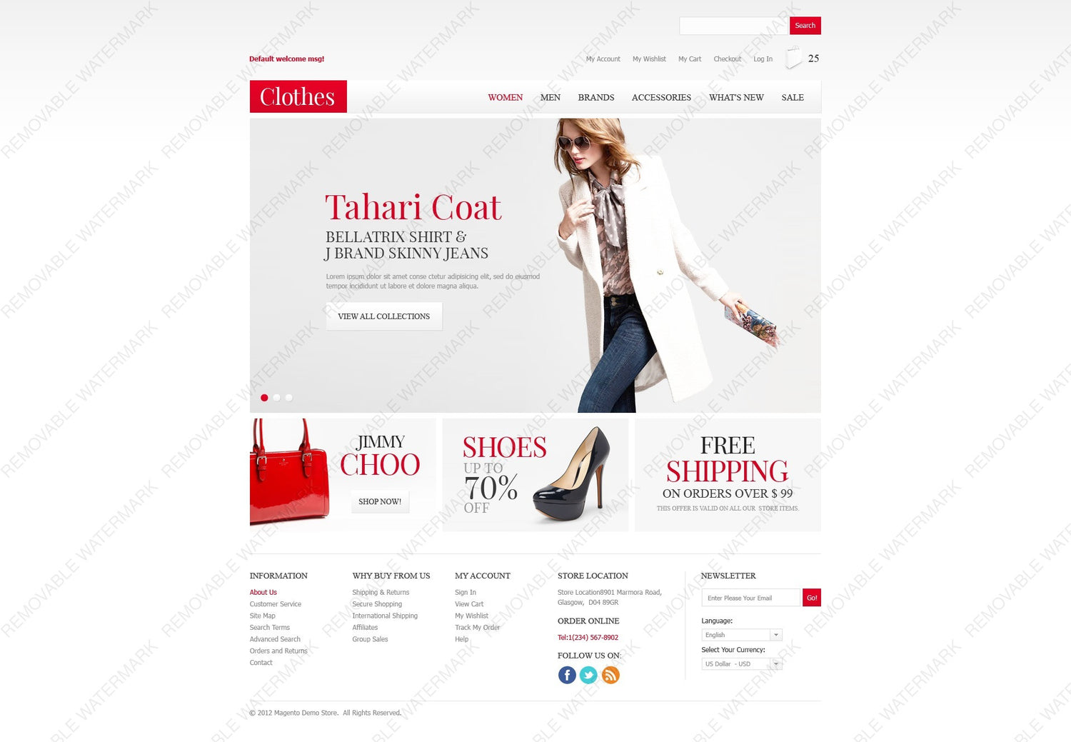Magento Themes - GoWebBaby.Com
