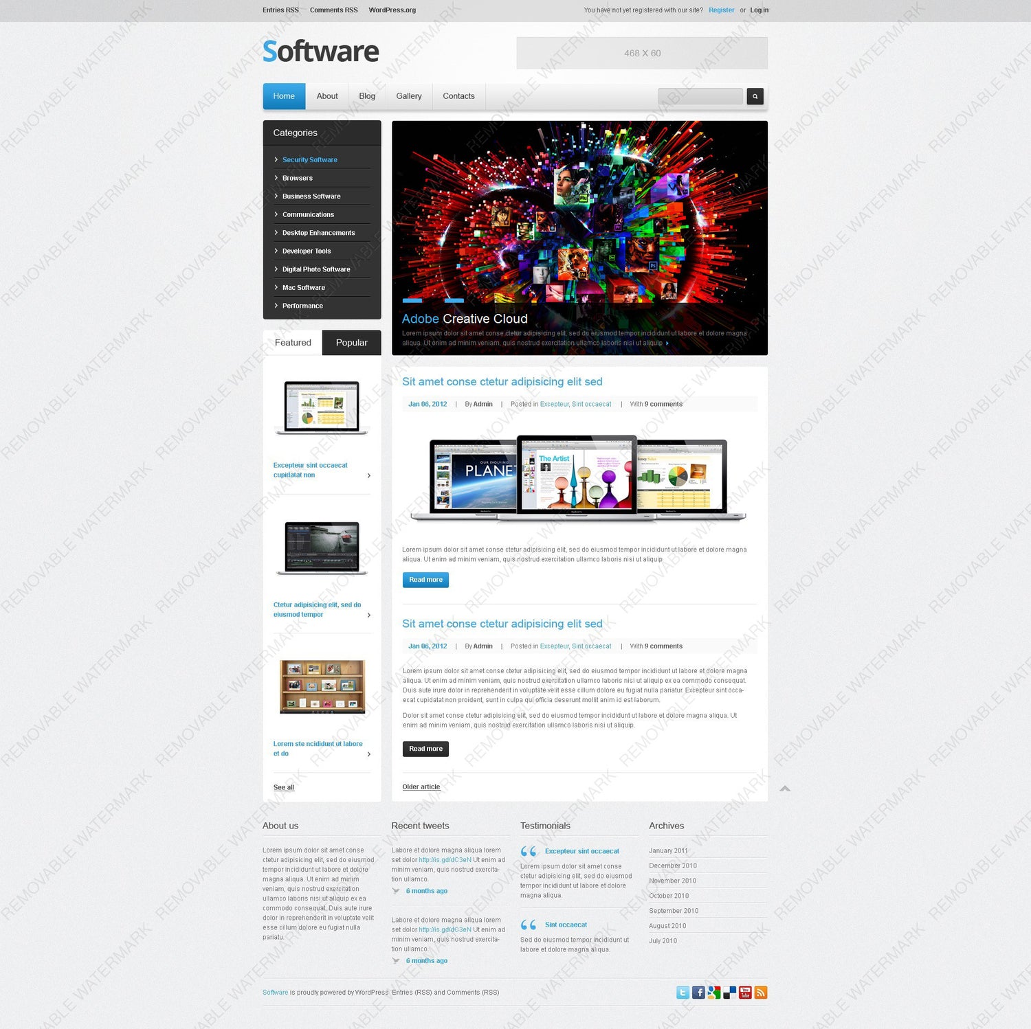 WordPress Themes - GoWebBaby.Com