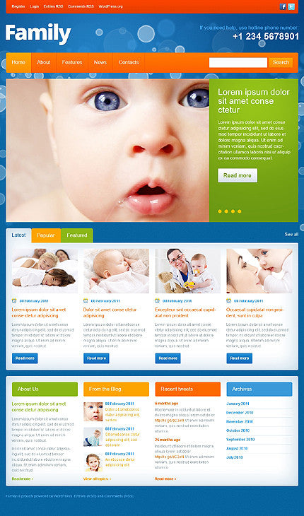 WordPress Themes - GoWebBaby.Com