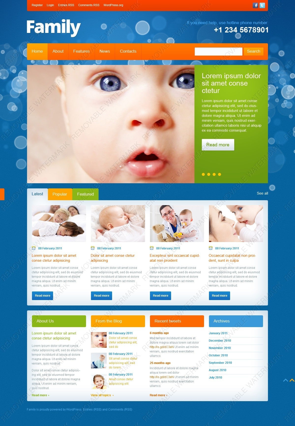 WordPress Themes - GoWebBaby.Com
