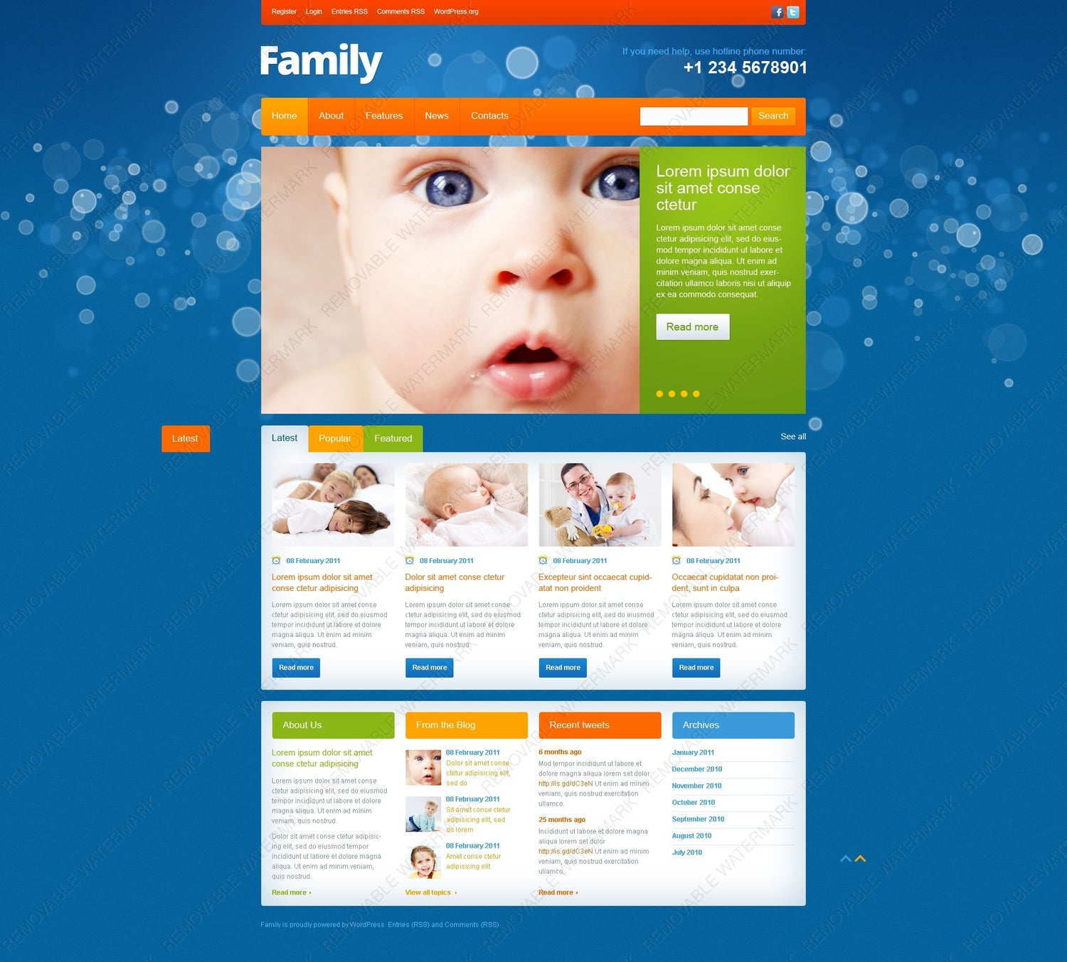 WordPress Themes - GoWebBaby.Com