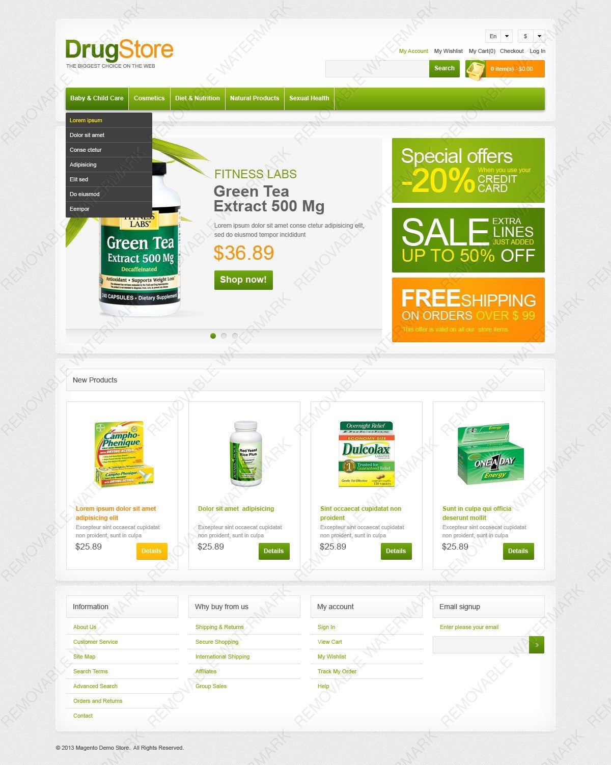 Magento Themes - GoWebBaby.Com