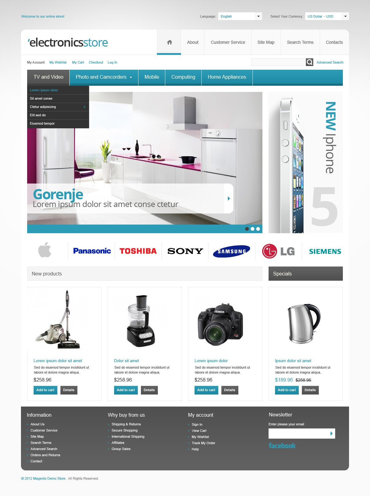 Magento Themes - GoWebBaby.Com