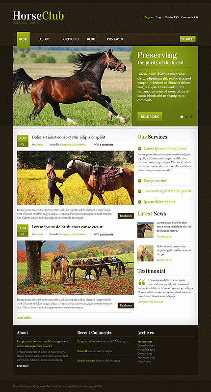 WordPress Themes - GoWebBaby.Com