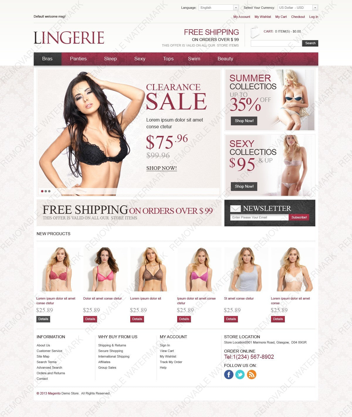 Magento Themes - GoWebBaby.Com