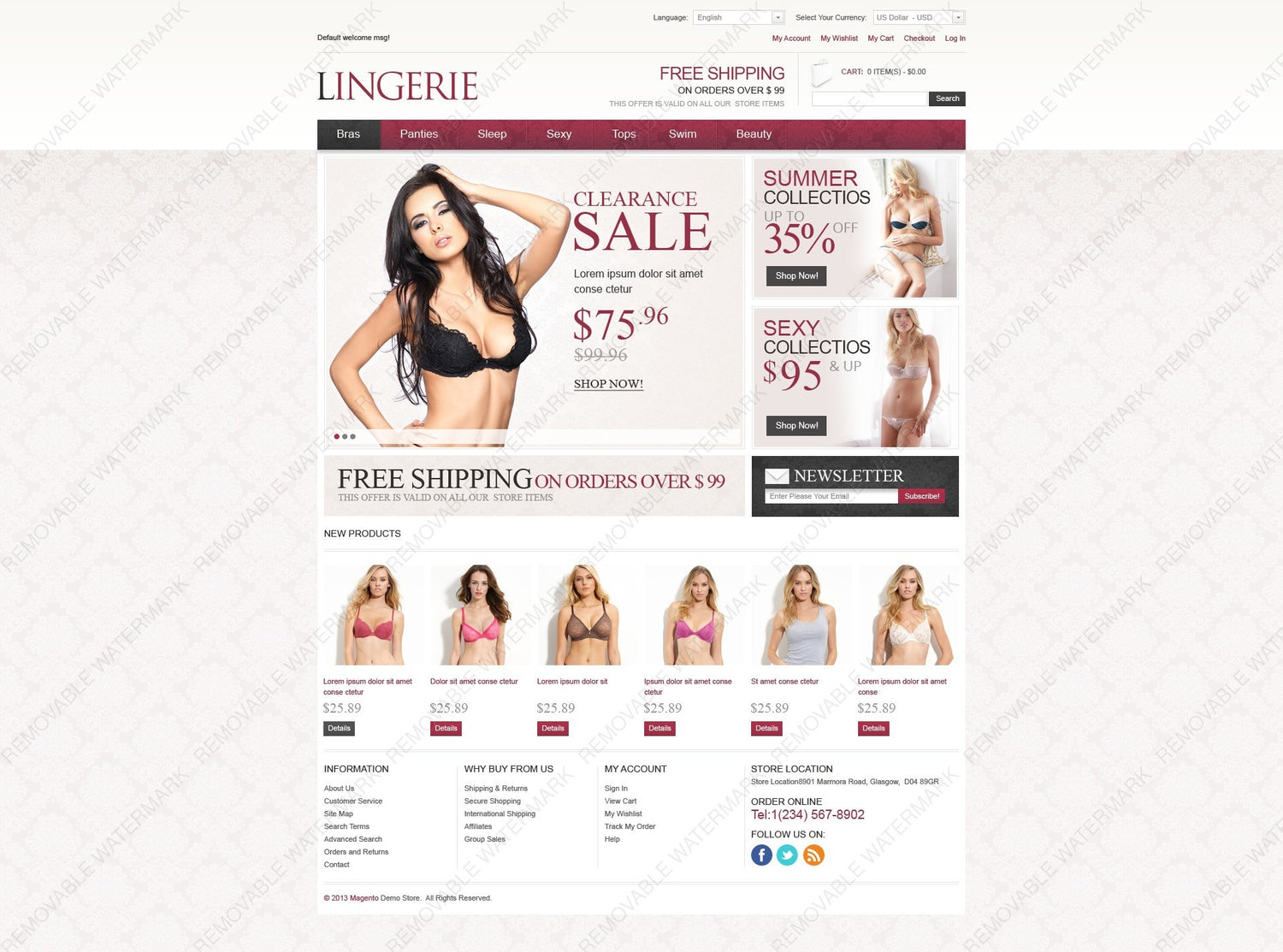 Magento Themes - GoWebBaby.Com
