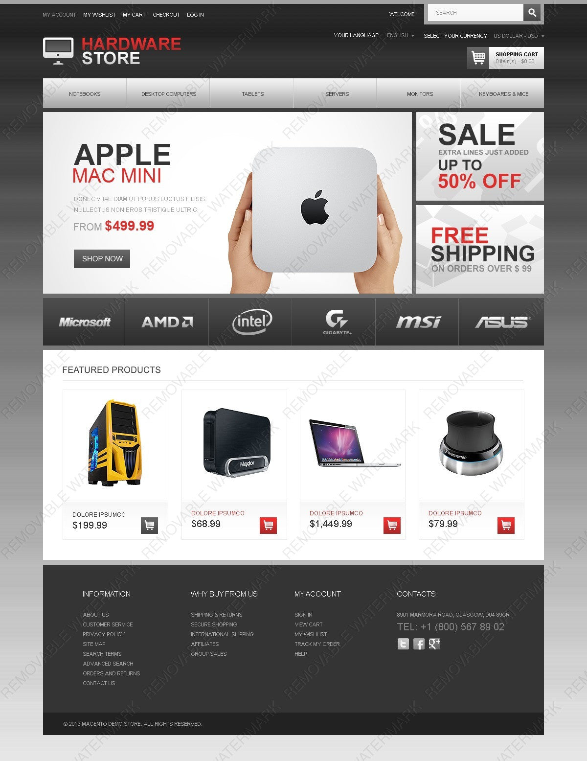 Magento Themes - GoWebBaby.Com