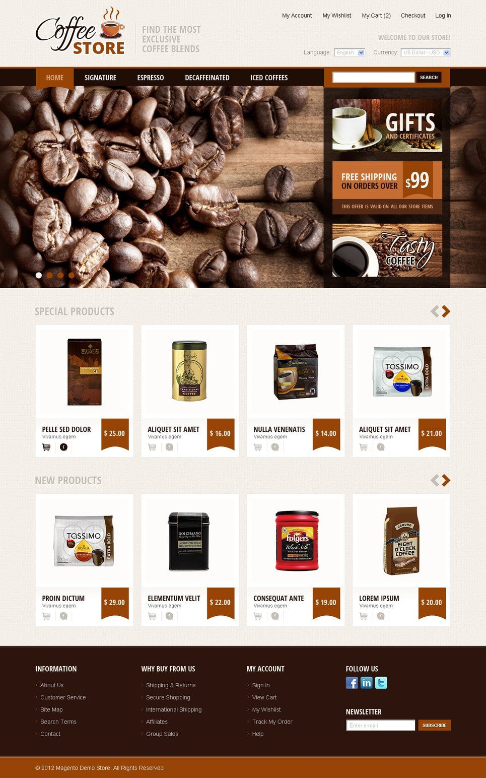 Magento Themes - GoWebBaby.Com