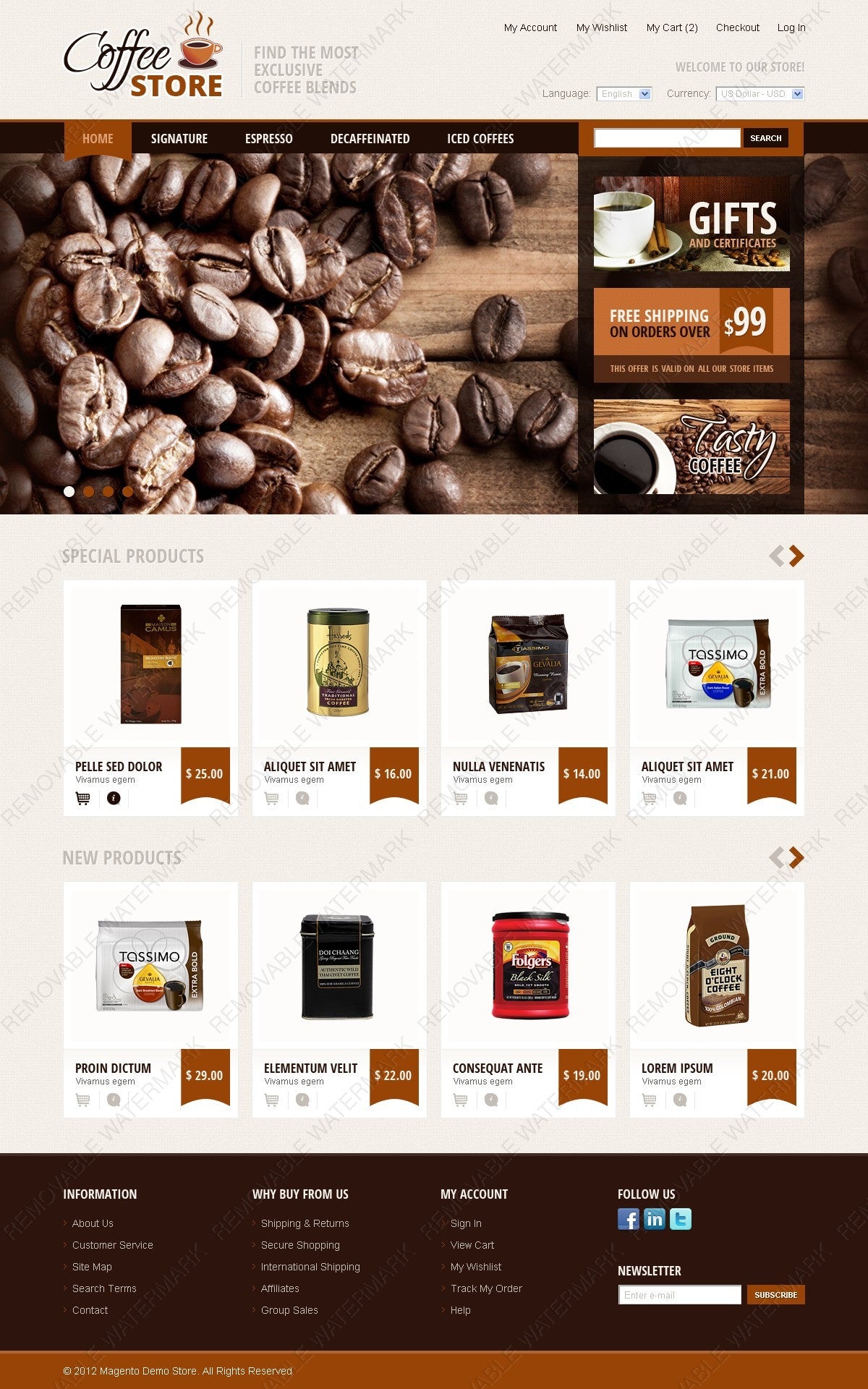 Magento Themes - GoWebBaby.Com