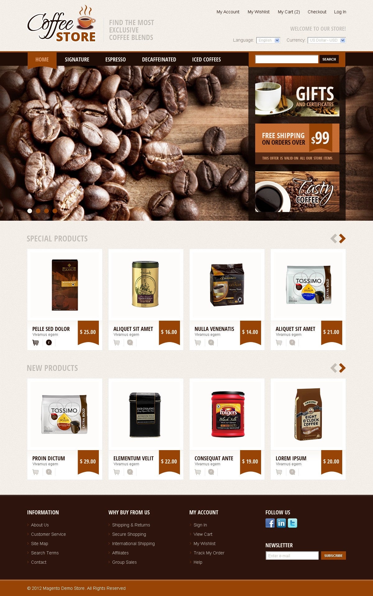 Magento Themes - GoWebBaby.Com