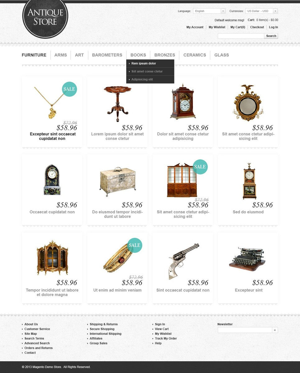 Magento Themes - GoWebBaby.Com