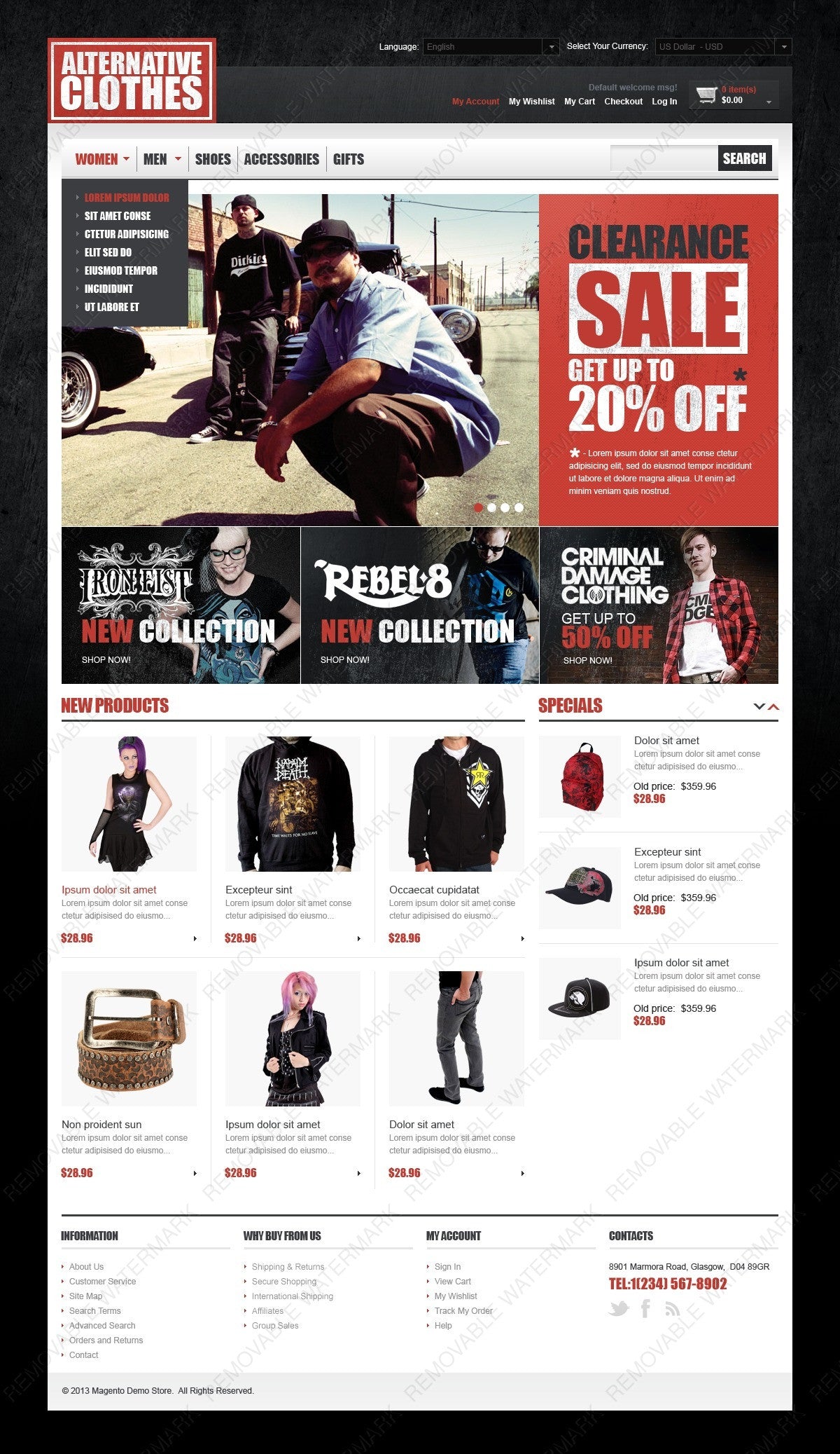 Magento Themes - GoWebBaby.Com