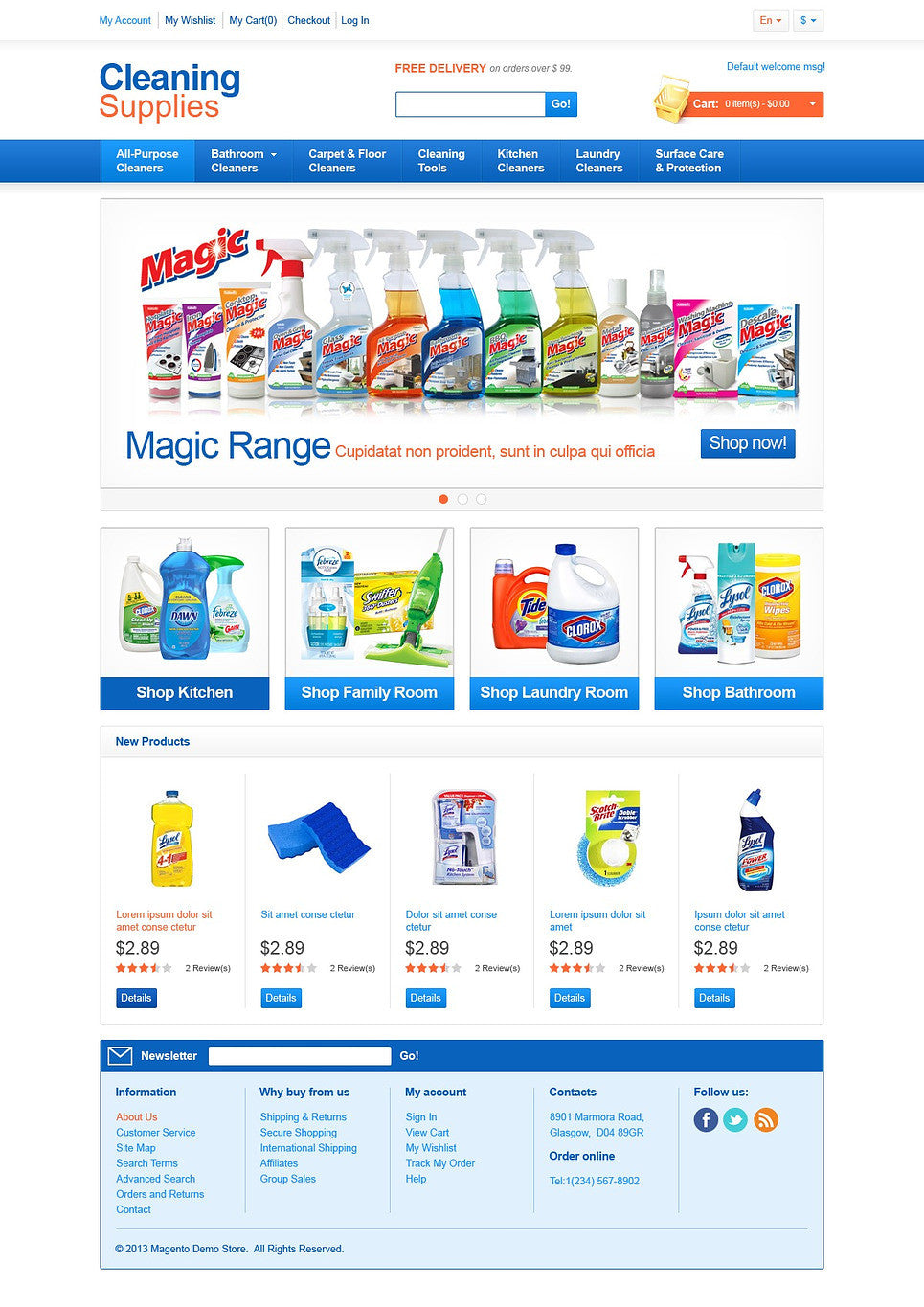 Magento Themes - GoWebBaby.Com