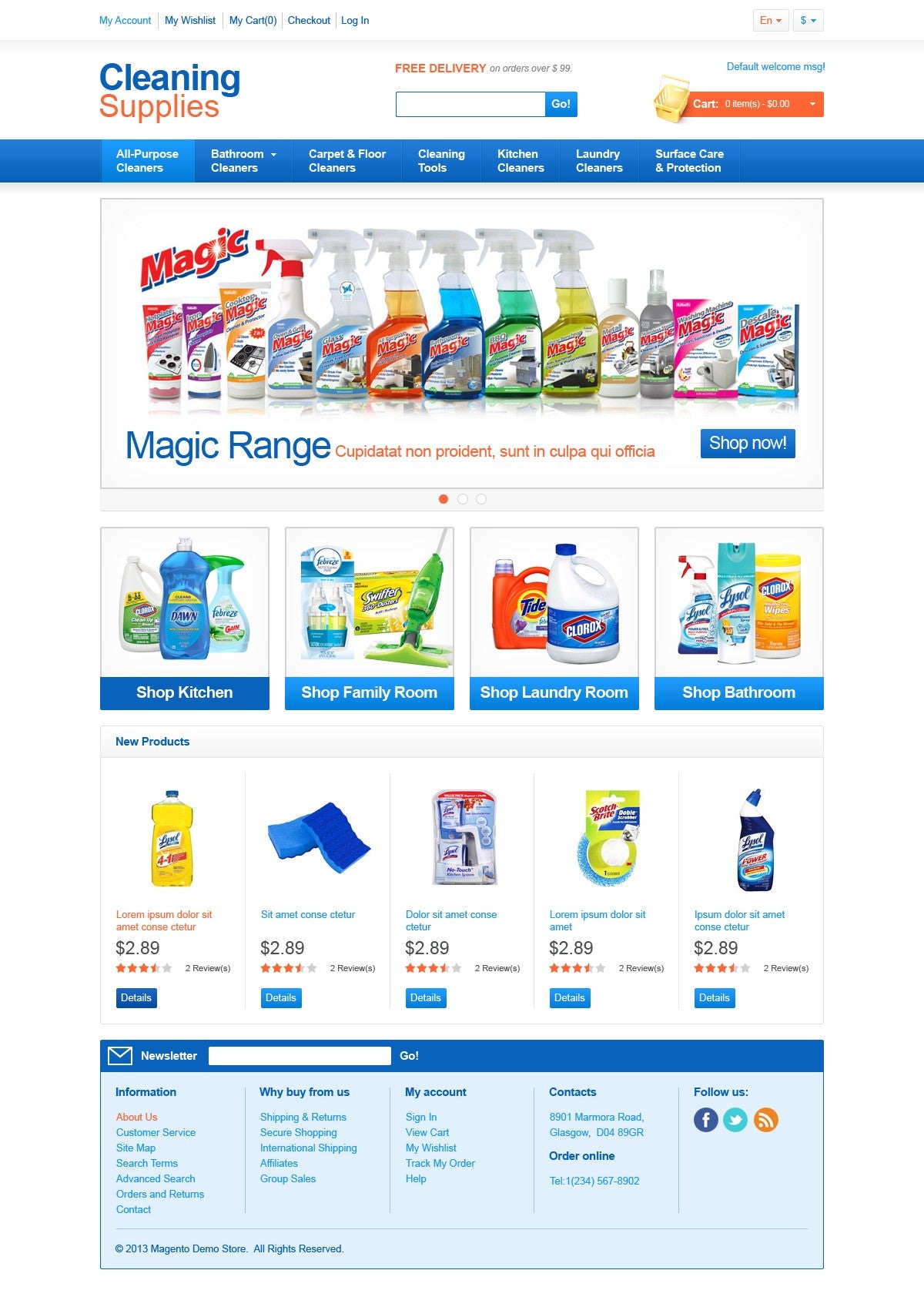 Magento Themes - GoWebBaby.Com