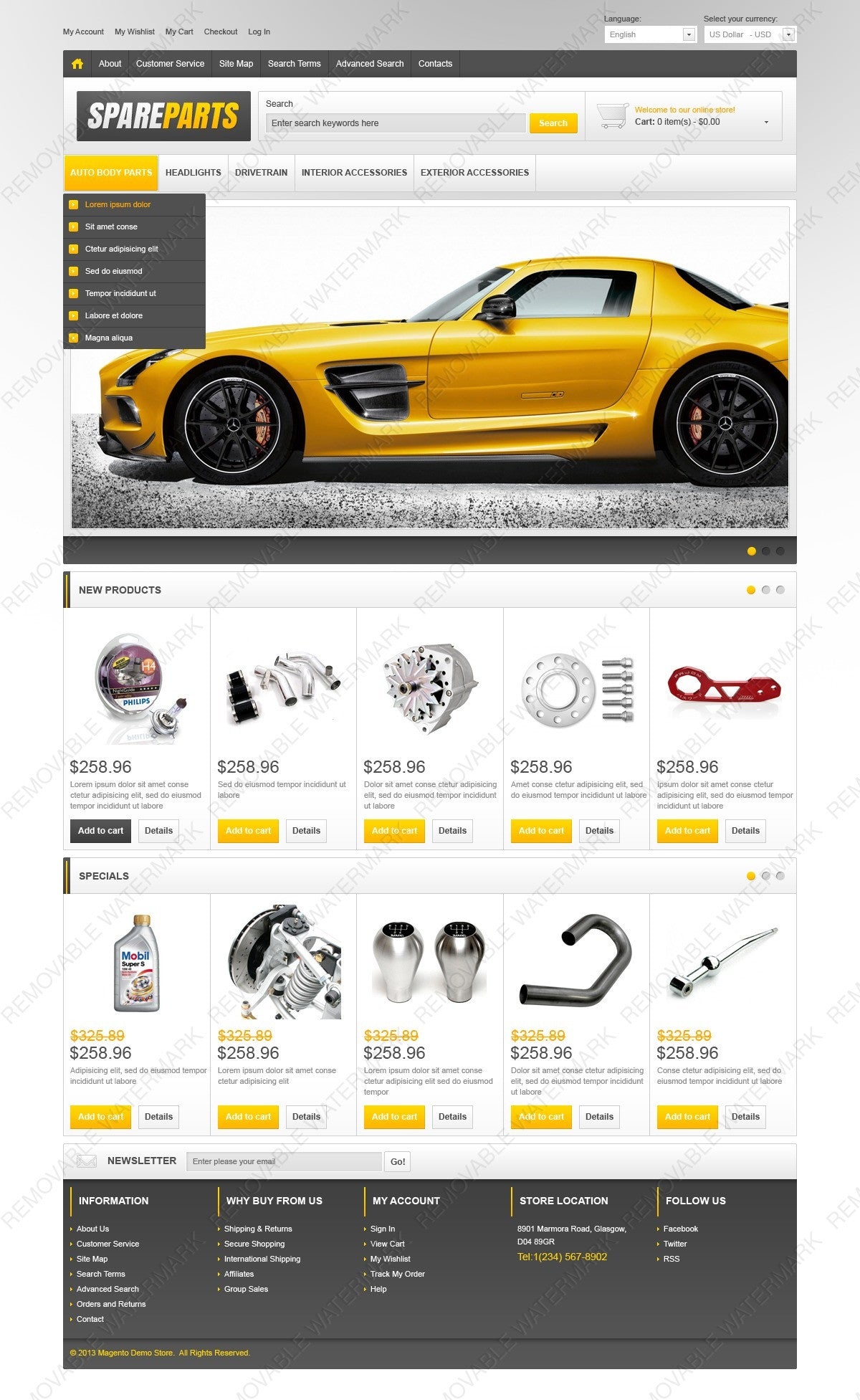 Magento Themes - GoWebBaby.Com