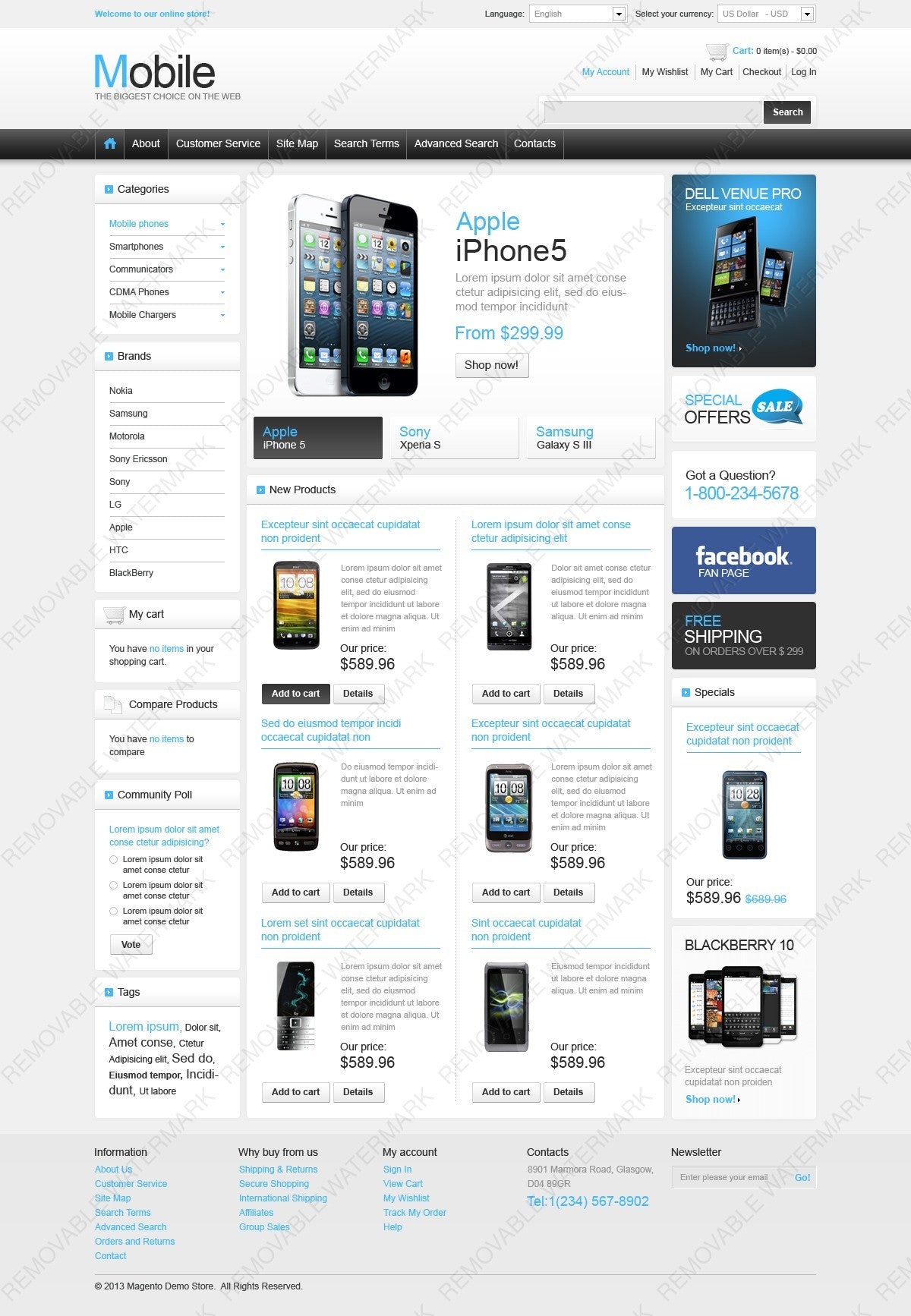Magento Themes - GoWebBaby.Com