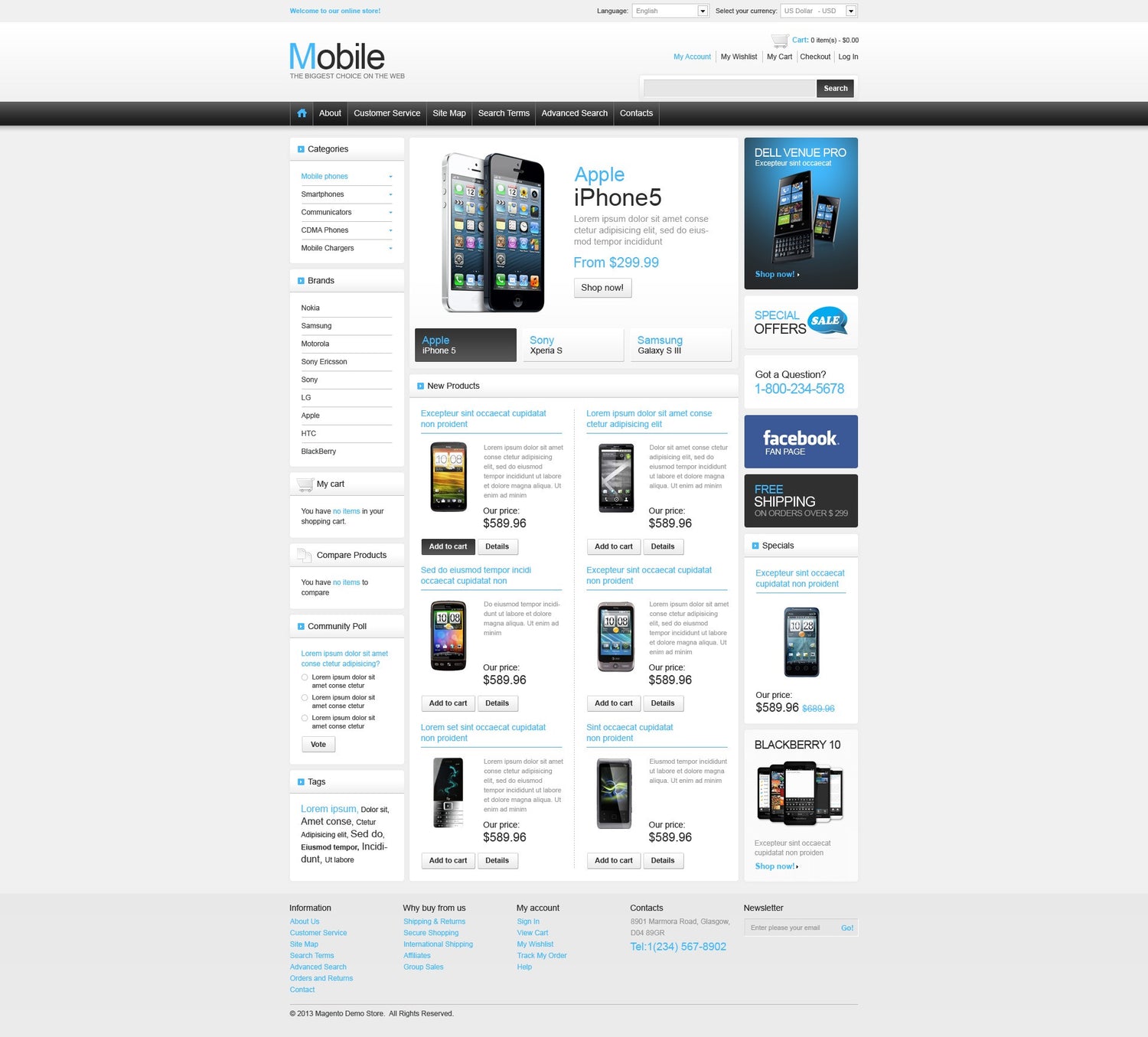 Magento Themes - GoWebBaby.Com