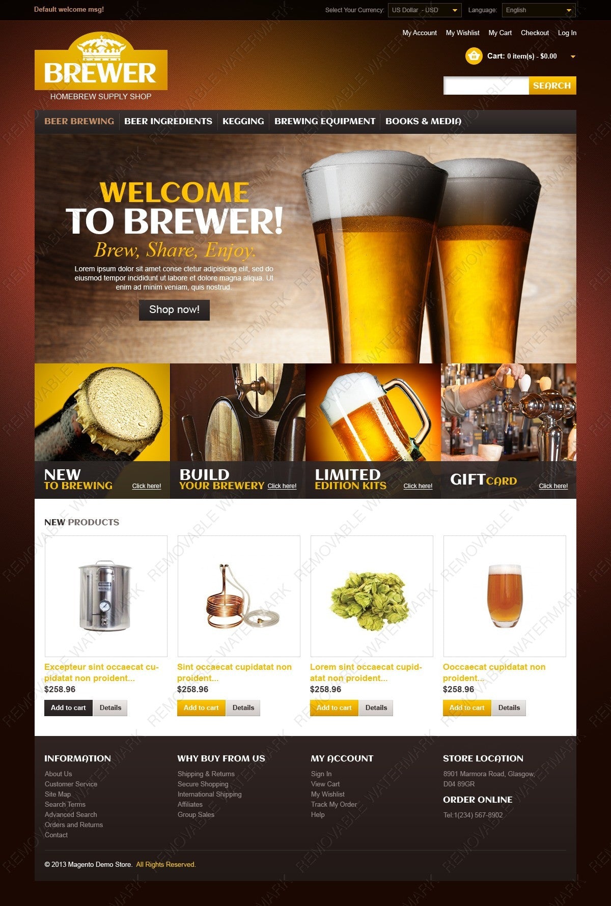 Magento Themes - GoWebBaby.Com
