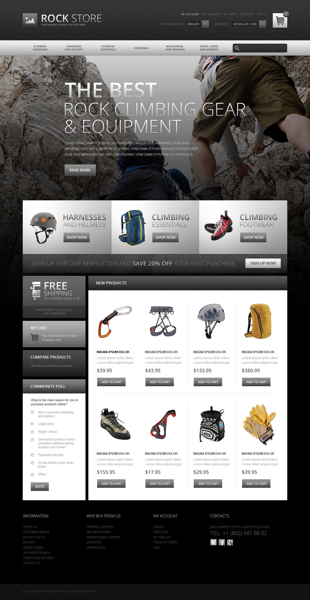 Magento Themes - GoWebBaby.Com
