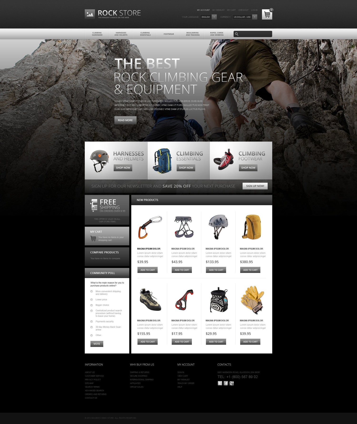 Magento Themes - GoWebBaby.Com