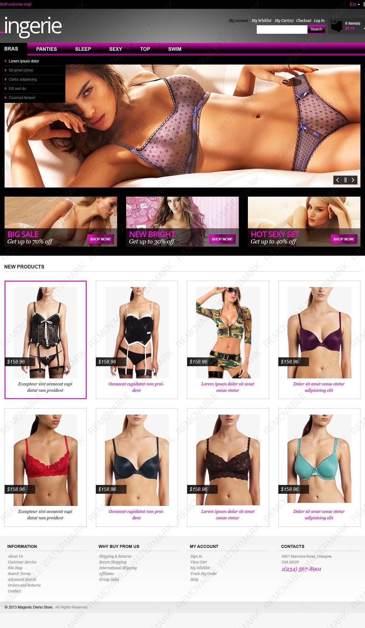 Magento Themes - GoWebBaby.Com