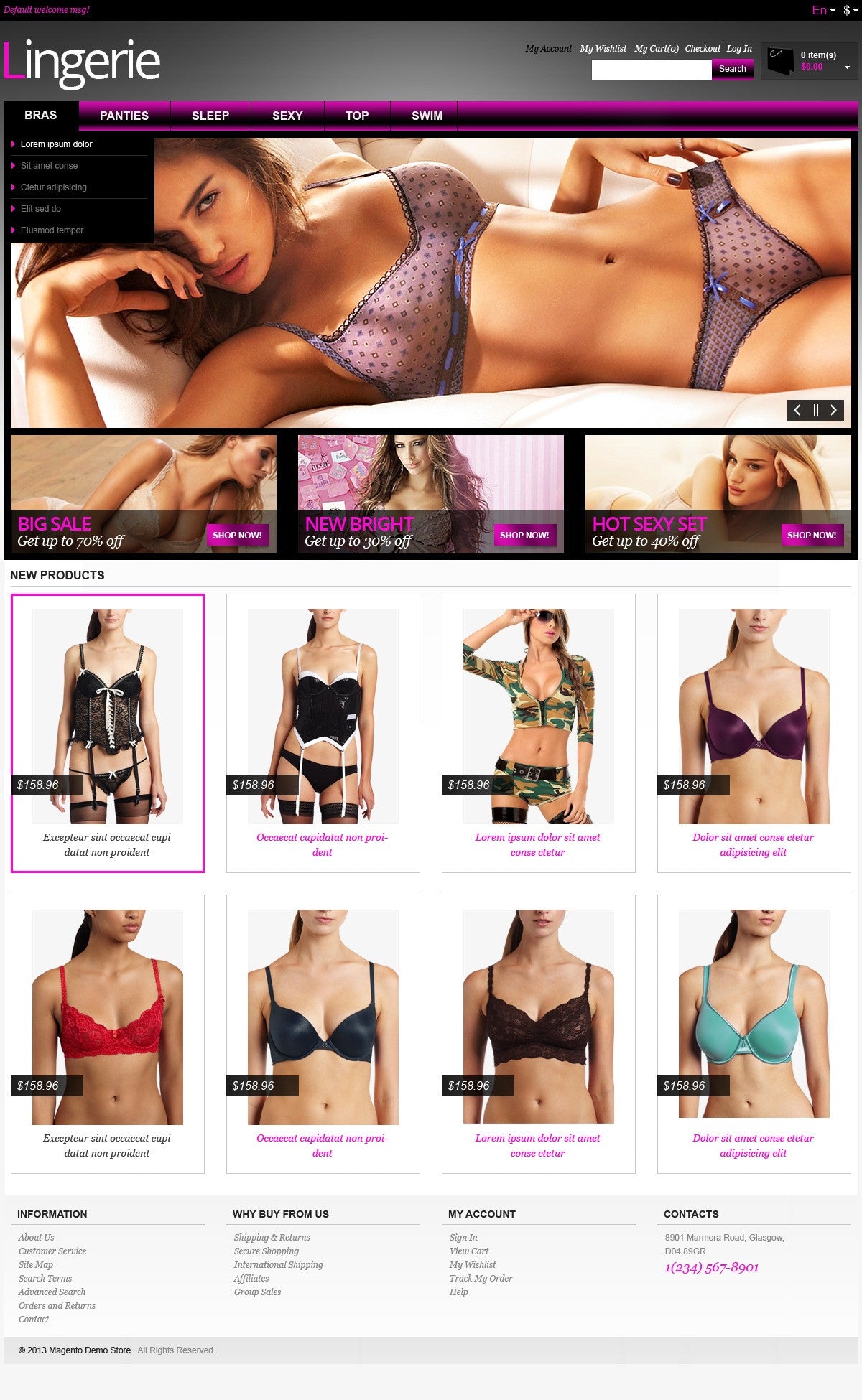 Magento Themes - GoWebBaby.Com