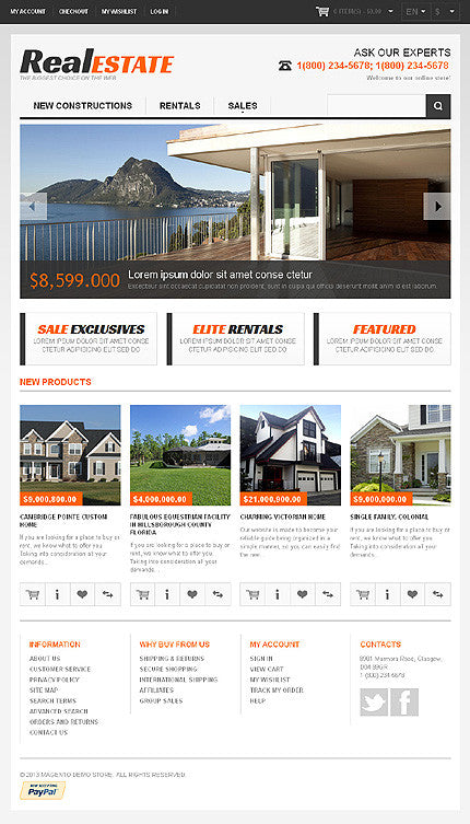 Magento Themes - GoWebBaby.Com