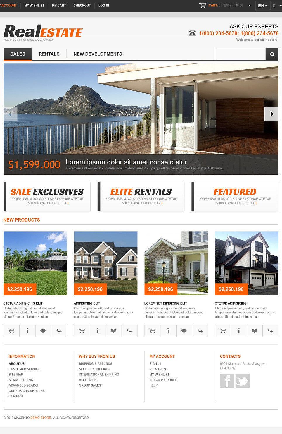 Magento Themes - GoWebBaby.Com