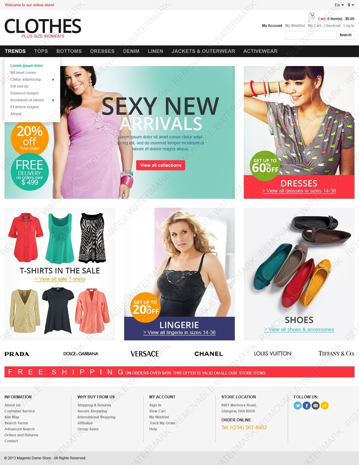 Magento Themes - GoWebBaby.Com
