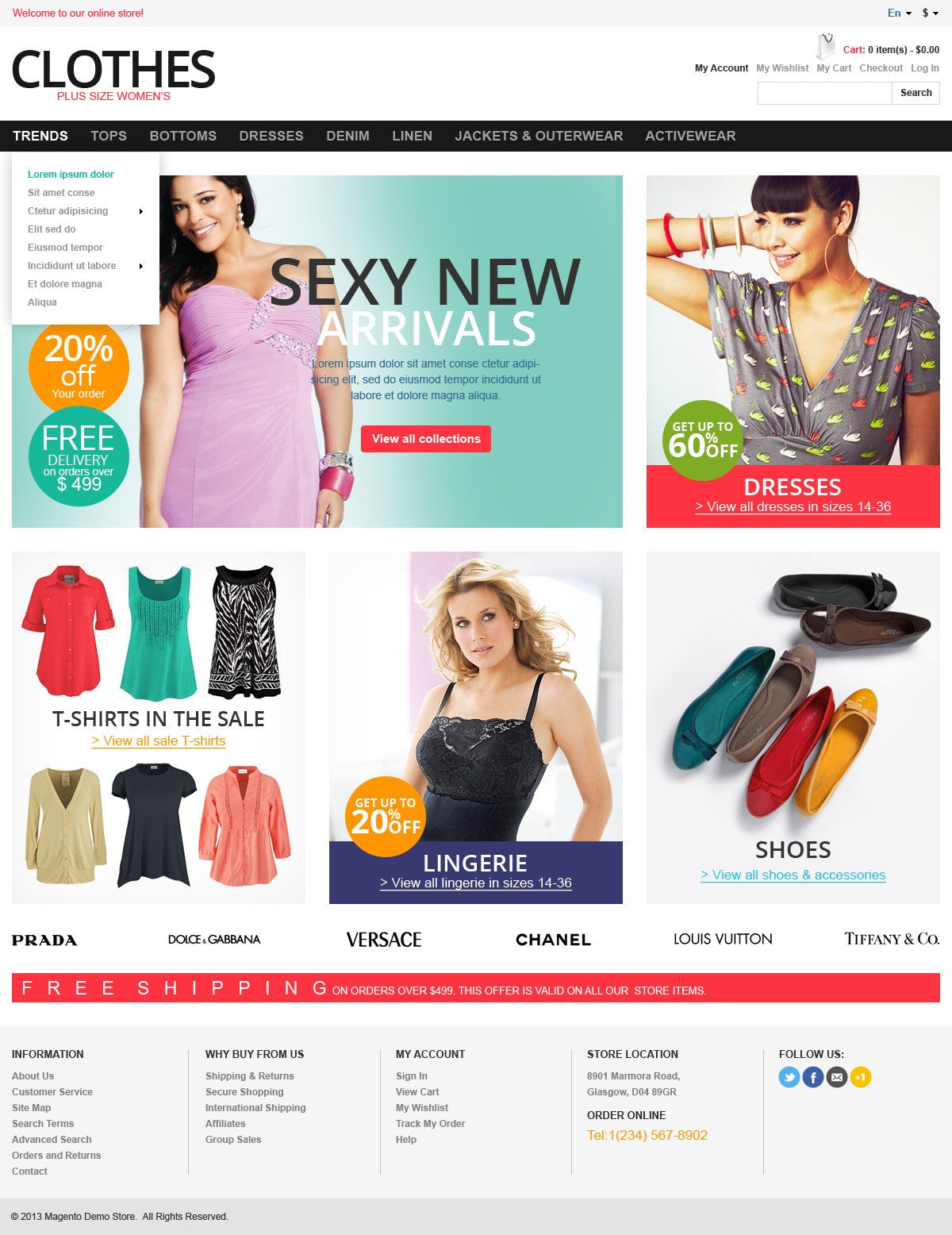 Magento Themes - GoWebBaby.Com