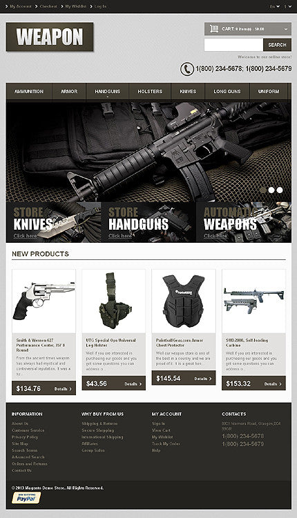 Magento Themes - GoWebBaby.Com