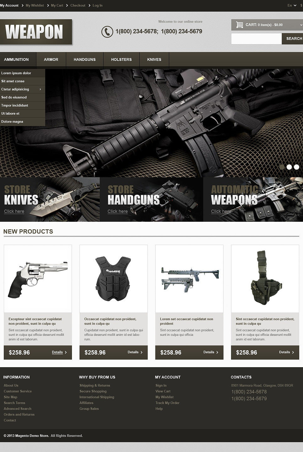 Magento Themes - GoWebBaby.Com