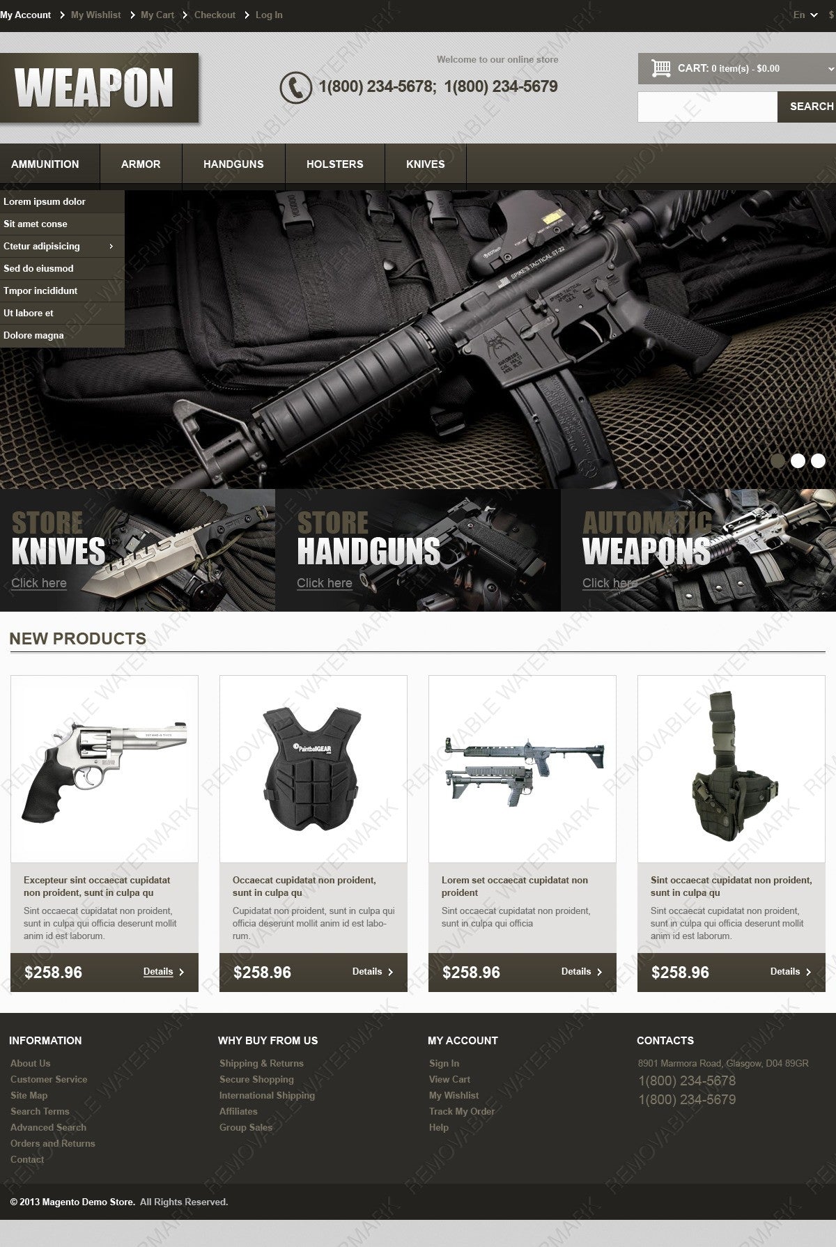 Magento Themes - GoWebBaby.Com