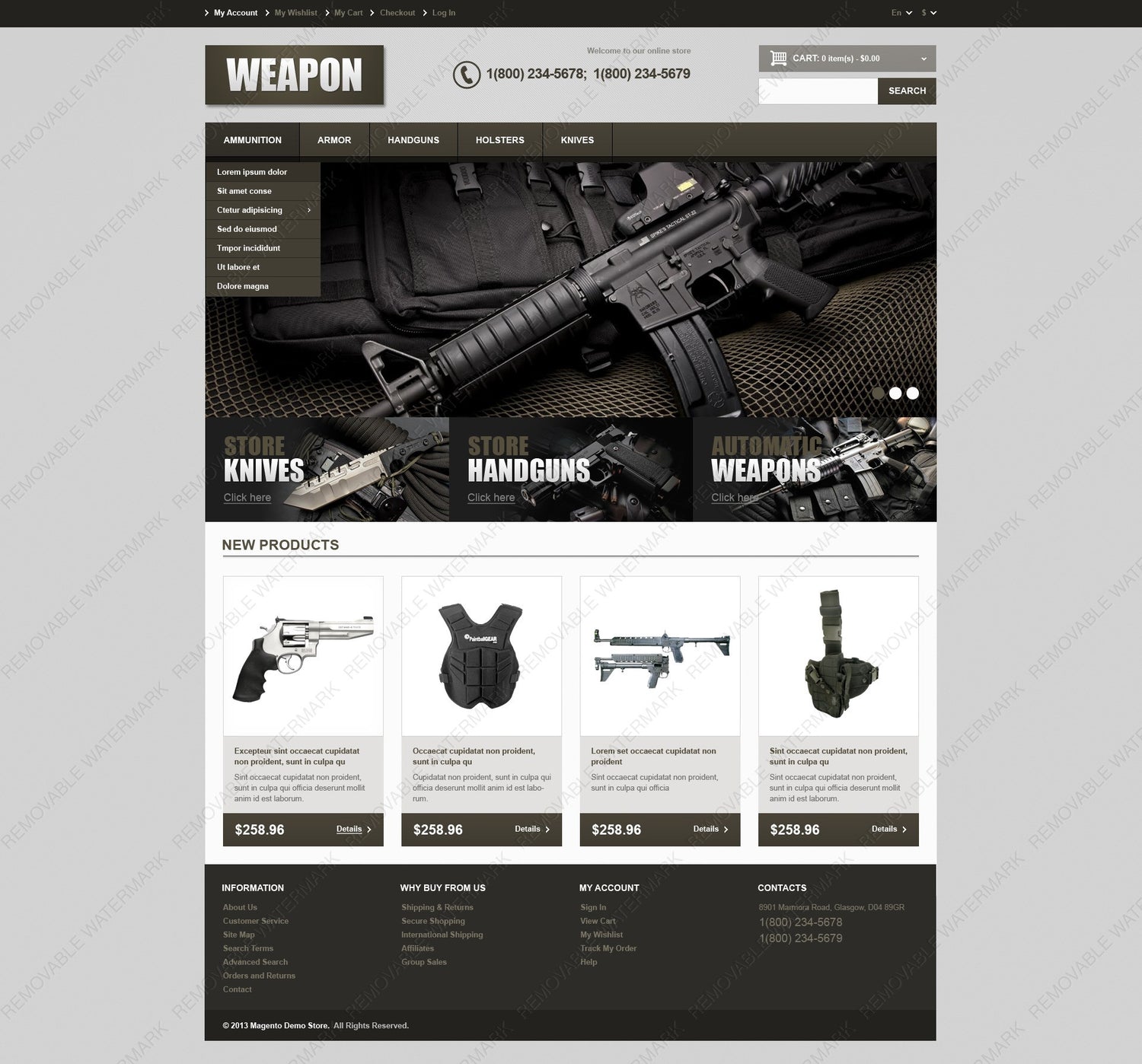 Magento Themes - GoWebBaby.Com