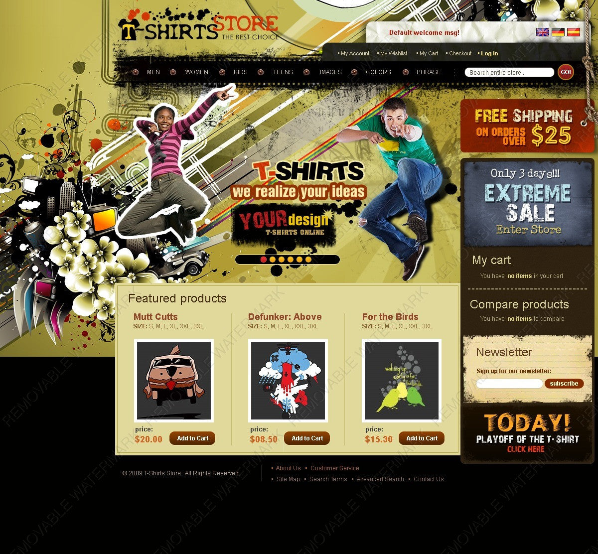 Magento Themes - GoWebBaby.Com
