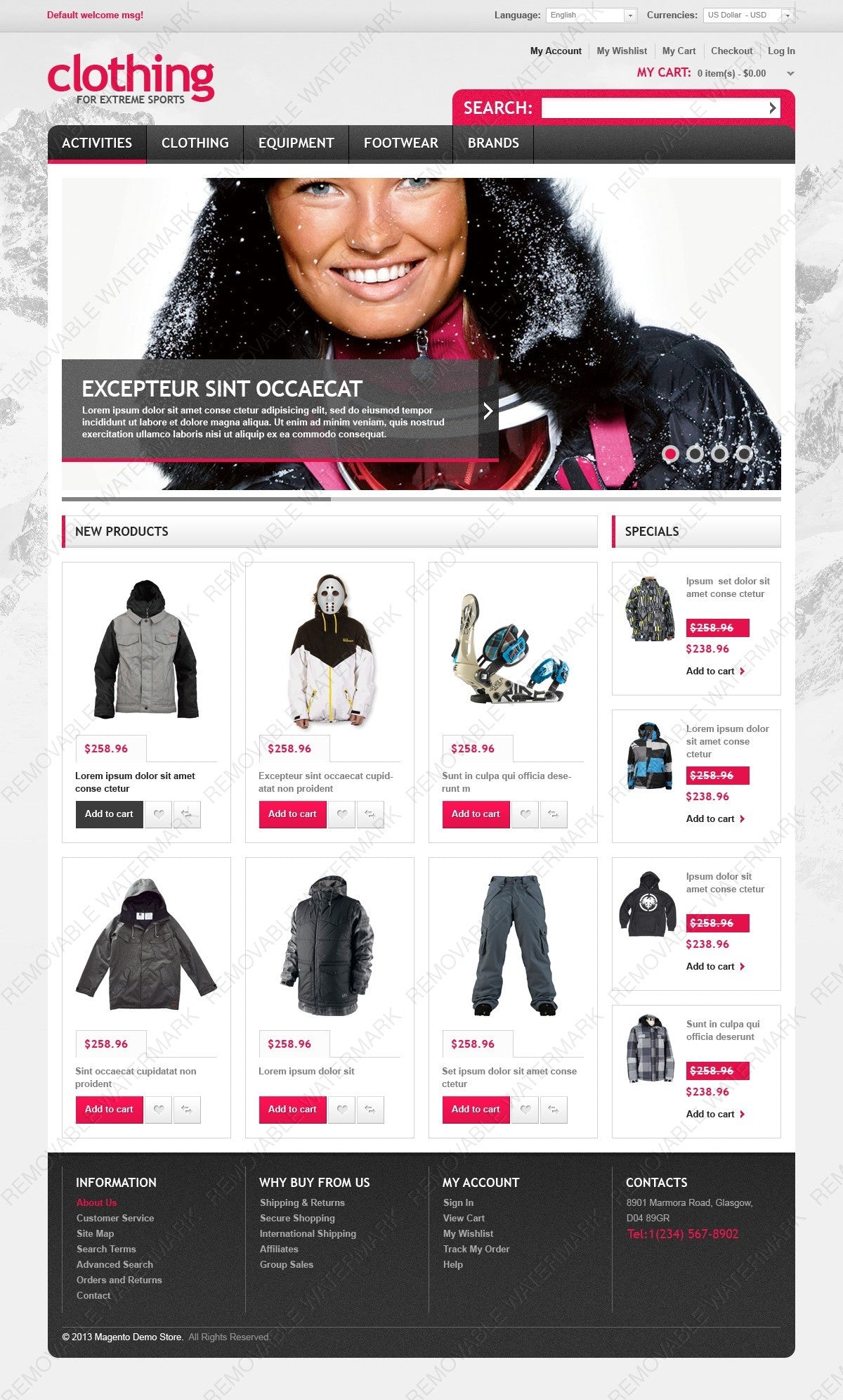 Magento Themes - GoWebBaby.Com