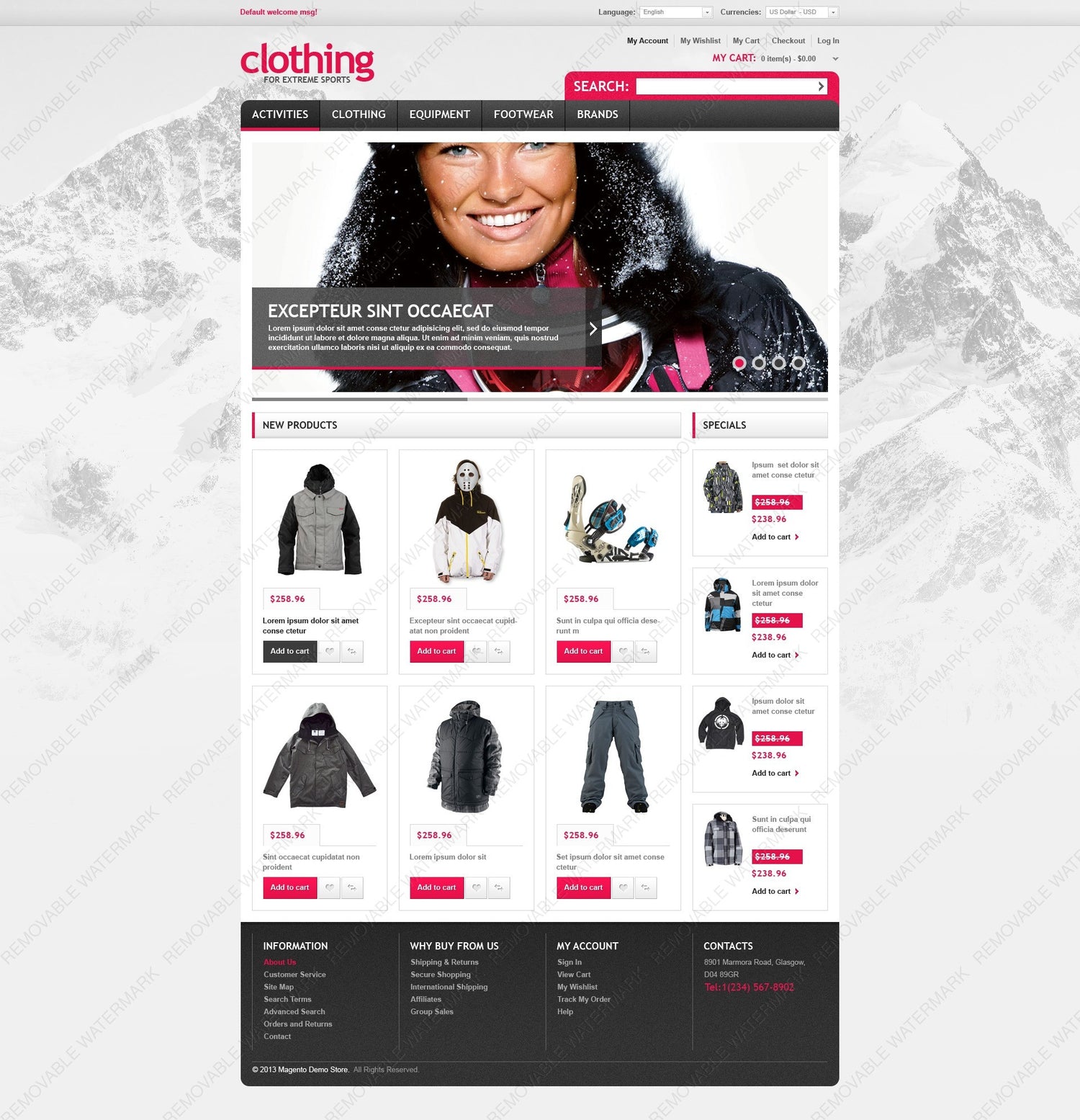 Magento Themes - GoWebBaby.Com