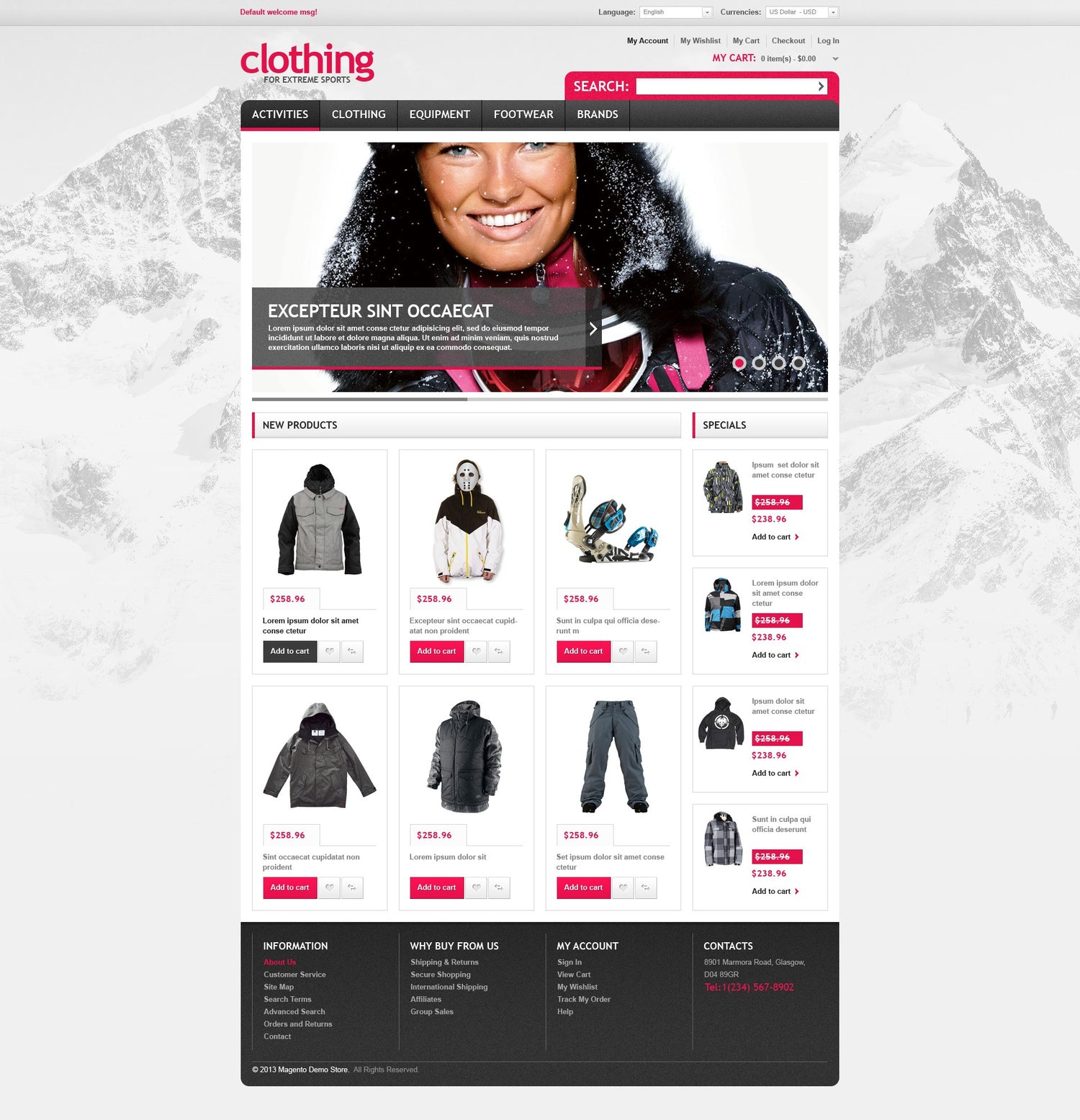 Magento Themes - GoWebBaby.Com