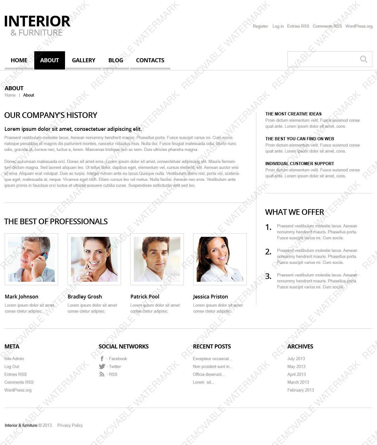 WordPress Themes - GoWebBaby.Com
