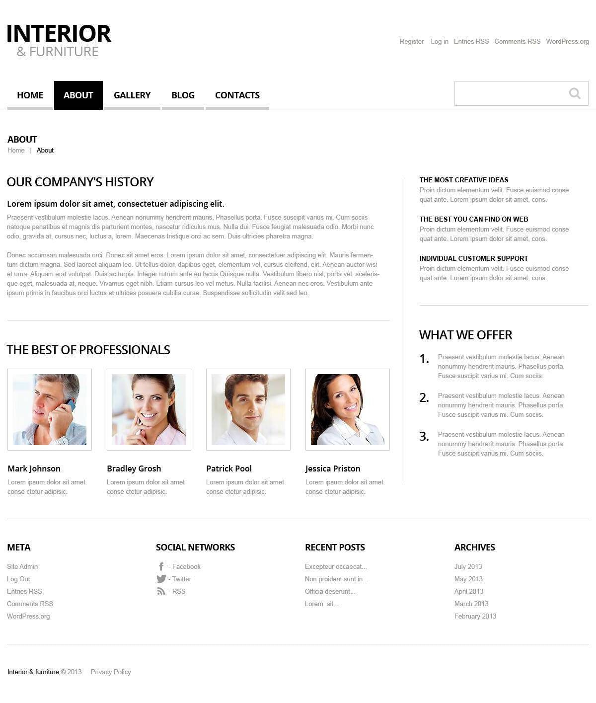 WordPress Themes - GoWebBaby.Com