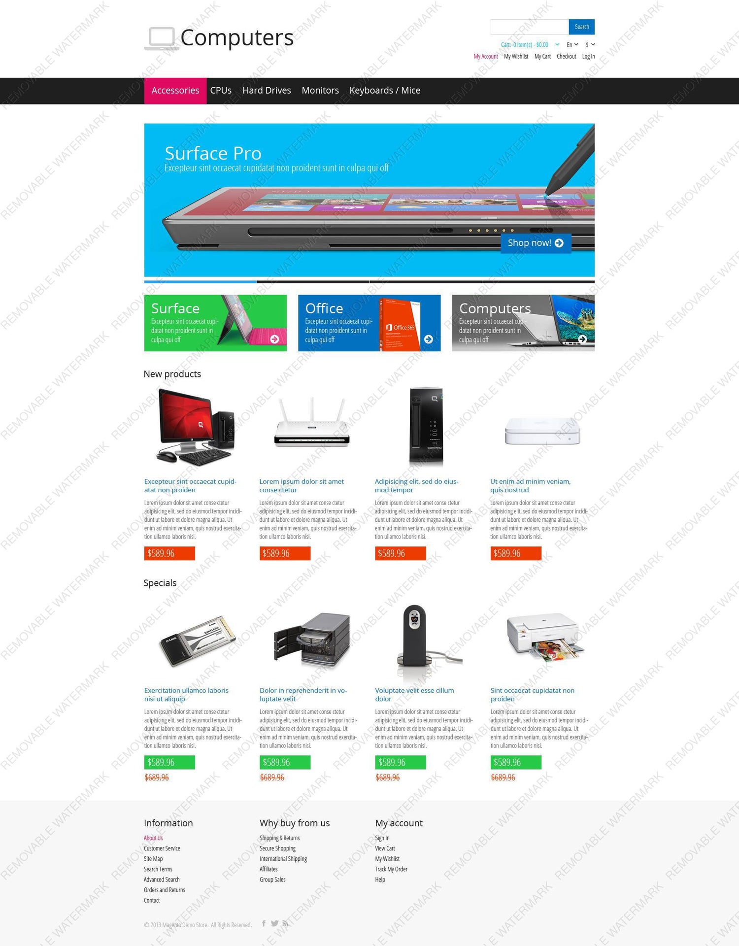 Magento Themes - GoWebBaby.Com