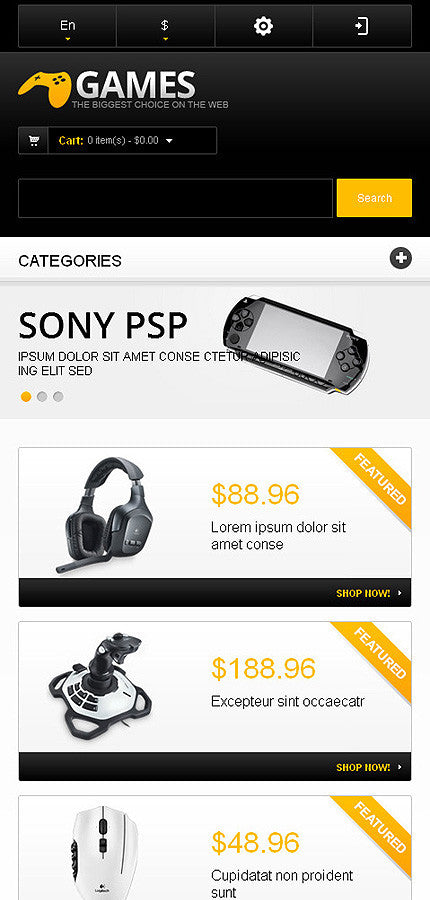 Magento Themes - GoWebBaby.Com