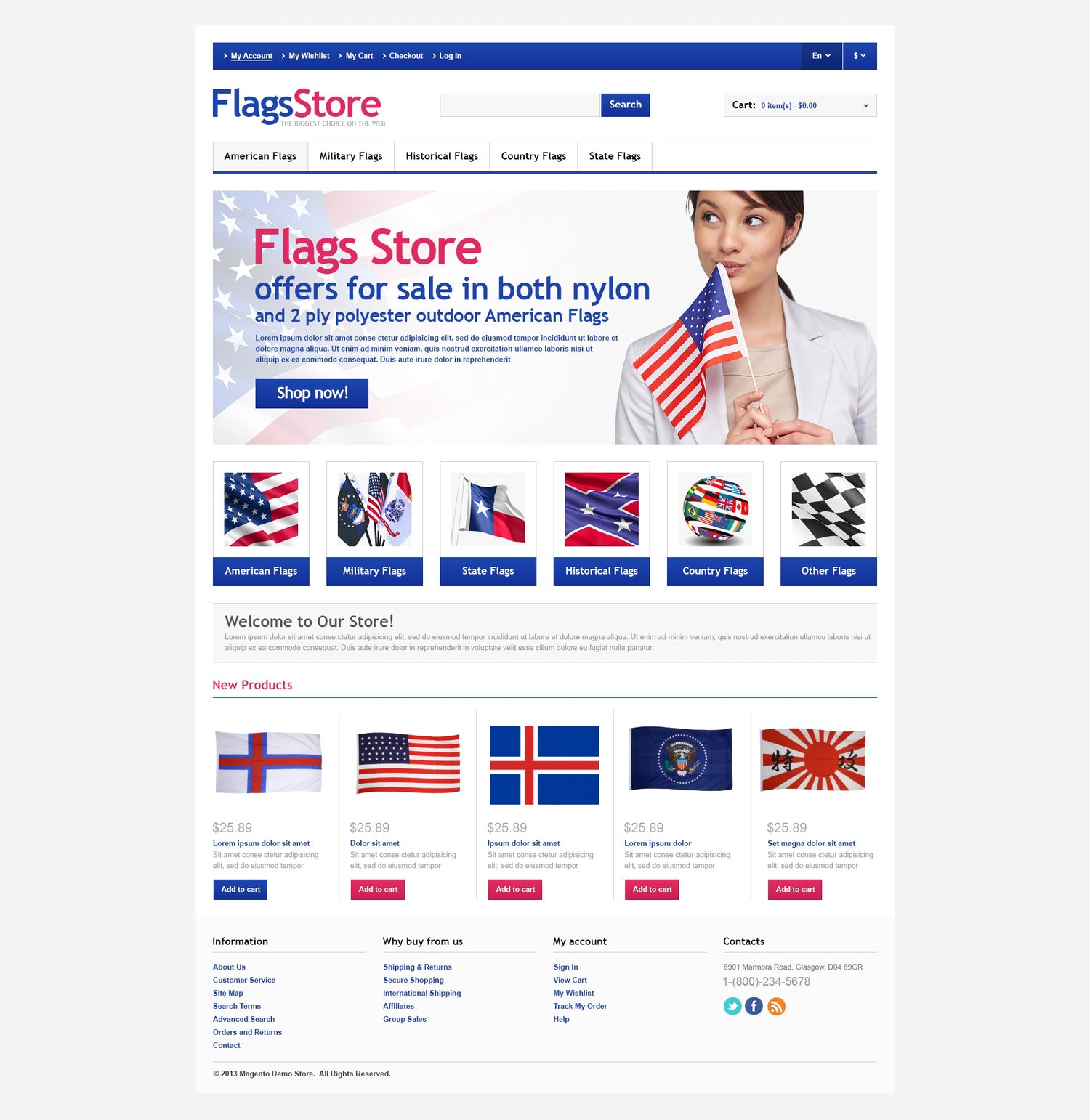 Magento Themes - GoWebBaby.Com