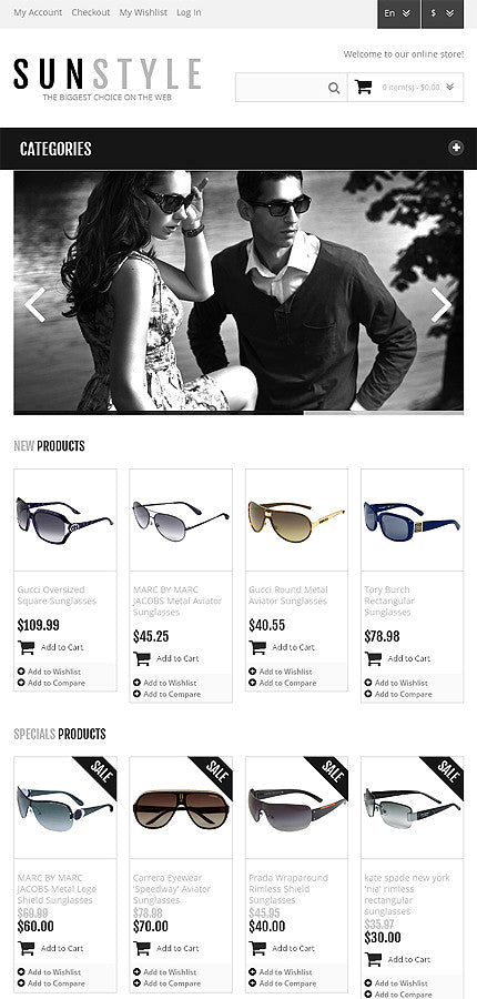 Magento Themes - GoWebBaby.Com