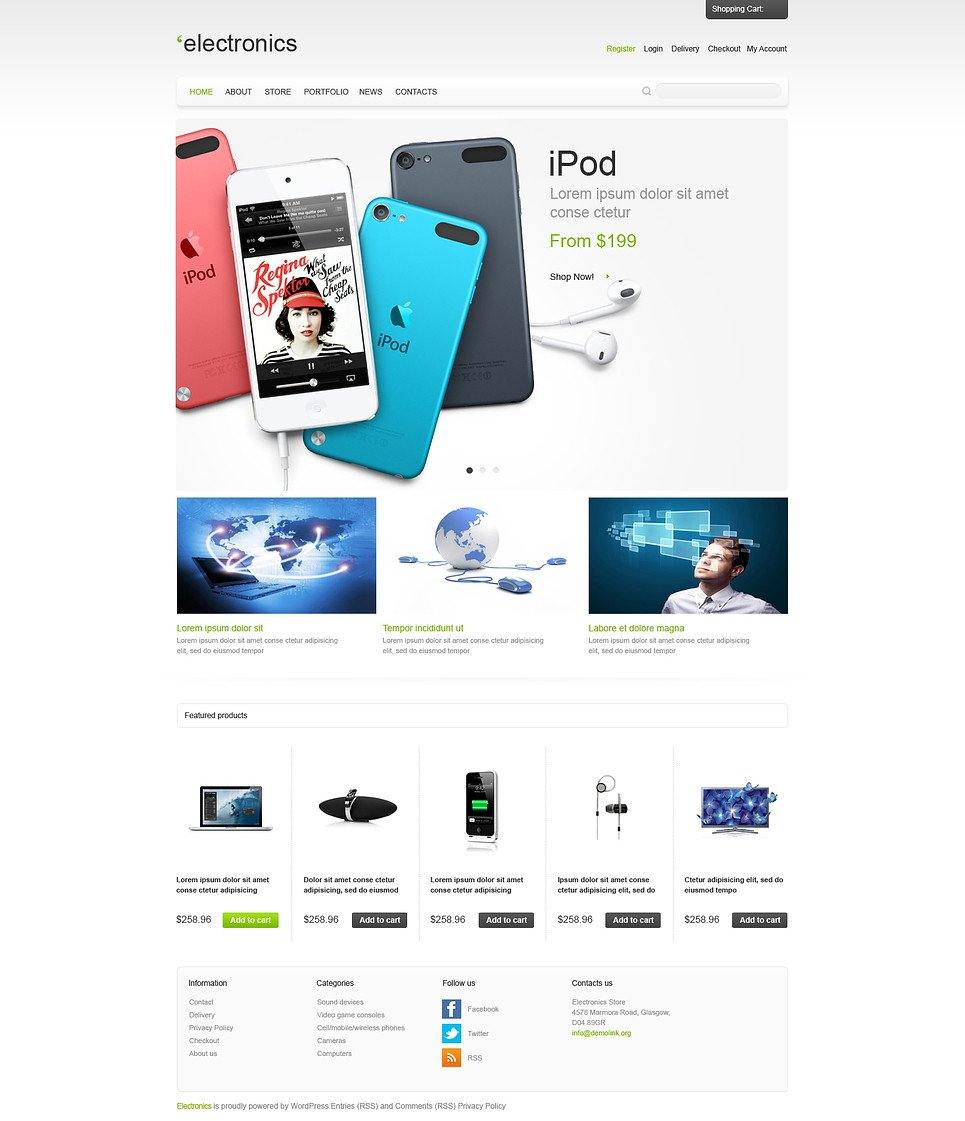 Electonice Shop WooCommerce Website Design - GoWebBaby.Com