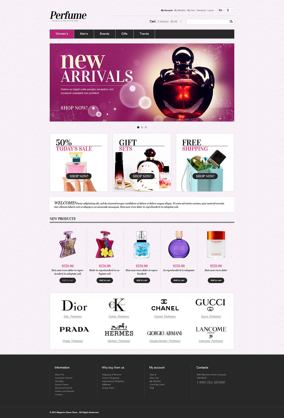 Magento Themes - GoWebBaby.Com