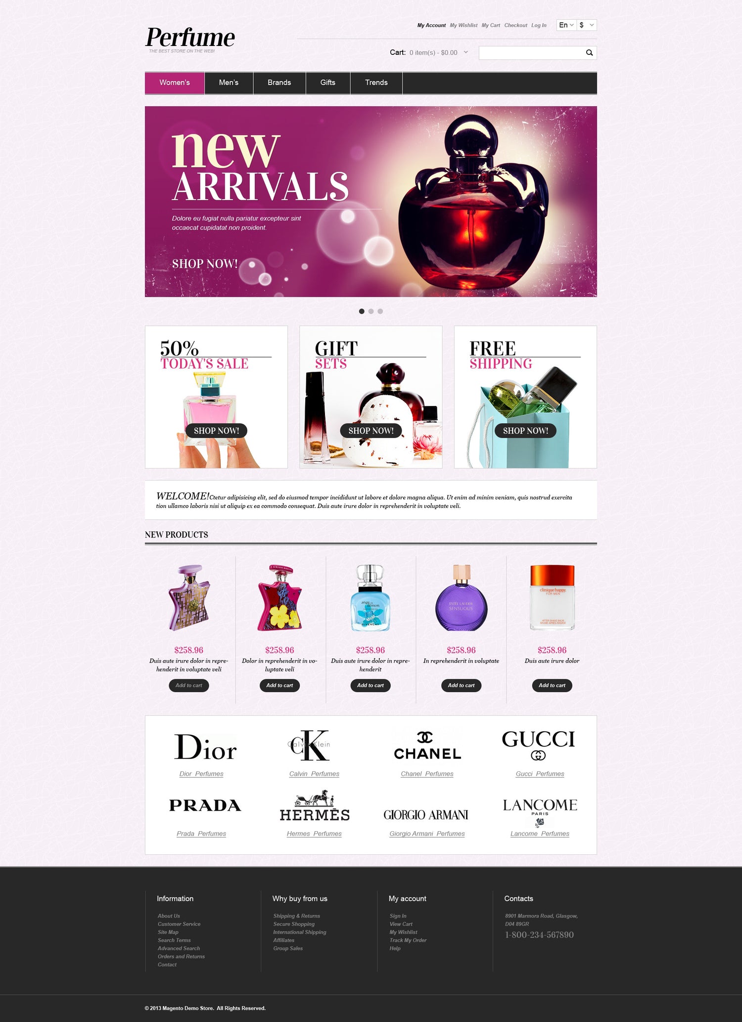 Magento Themes - GoWebBaby.Com